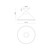 Mauer 12-in Matte Black/Smoked 1 Light Semi Flush Mount