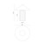 Ono 20-in Matte Black Socket Table Lamp