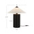 Ono 20-in Matte Black Socket Table Lamp