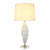 Translucent Tiered Natural Selenite Stone Table Lamp