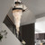 Crystal Black Designer LED Chandelier