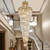 Crystal Designer LED Chandelier for lobby, foyer, staircase, living room D39.4"-1