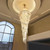 Crystal Designer LED Chandelier for lobby, foyer, staircase, living room D39.4"-2