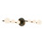 Cypress 29-in Black/Opal Glass LED Vanity