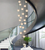Hanging Modern Crystal Lamp for Staircase
