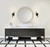 Draven 5-in Black LED Wall Sconce