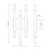 Draven 7-in Black LED Wall Sconce