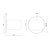 Flux 4-in Gloss White LED Wall Sconce