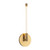 Motif 14-in Brushed Gold LED Wall Sconce