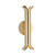 Husk 14-in Metallic Brass LED Wall Sconce
