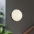 Globo 7-in Matte Black LED Wall/Vanity