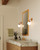 Nouveau 12-in Aged Gold/Opal Matte Glass 1 Light Wall/Vanity