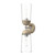 Emil 5-in White/White Oak 2 Lights Wall/Vanity