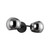Willow 17-in Matte Black/Smoked Solid Glass 2 Lights Wall/Vanity