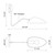 Oscar 6-in Aged Gold/Matte Black 1 Light Wall/Vanity