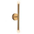 Arden 23-in Brushed Gold/Opal Glass LED Wall/Vanity Light (WV612223)