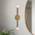 Arden 23-in Brushed Gold/Opal Glass LED Wall/Vanity Light (WV612223)