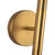 Arden 23-in Brushed Gold/Opal Glass LED Wall/Vanity Light (WV616223)