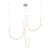 Akoya 48 Light Chrome dimmable LED Chandelier with Remote Driver