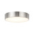 Musa 6-in Brushed Nickel dimmable LED Flush Mount