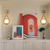 Frosted Glass Teardrop Wall Sconce, Set of 2