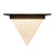 Mineral 11-in (9-in Height) Urban Bronze Triangular Flush Mount with Opal Glass