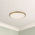Brook 13-in Brushed Gold dimmable LED Flush Mount