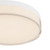 Quara 7-in White dimmable LED Flush Mount