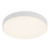 Rynn 7-in White dimmable LED Flush Mount
