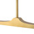 Briar 47-in Brushed Gold Linear Pendant