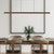 Dottie 5-ft Brown Walnut dimmable LED Linear Pendant