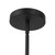 Sloan 30-in Matte Black Linear Pendant with White Linen Shades