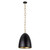 Grant 14-in Matte Black Pendant