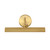Dottie 14-in Brushed Gold dimmable LED Wall/Picture Light