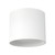 Uma 7-in (6-in Height) White dimmable LED Semi-Flush Mount