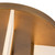 Anders 17-in Vintage Brass dimmable LED Semi-Flush Mount