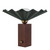 Furrow 14-in Pine Green Table Lamp