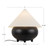 Rowan 17-in Antique White Table Lamp with White Linen Shade