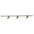 Paolo 3 Light (2-in) Brushed Gold dimmable 3000K LED Trilo Track Ceiling Kit