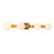 Briar 34-in Gold Bathroom Vanity Light