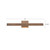 Galleria 23-in Vintage Brass dimmable LED Wall/Picture Light