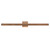 Galleria 37-in Vintage Brass dimmable LED Wall/Picture Light
