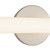 Vire 30-in Brushed Nickel dimmable LED Wall/Vanity Light with Ribbed Opal Diffuser