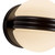 Selene 5-in Black dimmable LED Wall Sconce