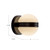 Selene 5-in Black dimmable LED Wall Sconce