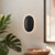Perle 10-in Matte Black dimmable LED Wall Sconce