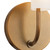 Wick 20-in Vintage Brass dimmable LED Wall Sconce