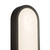 Evelyn 22-in Alabaster dimmable LED Bathroom Wall/Vanity Light with Matte Black Finish