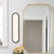 Evelyn 22-in Alabaster dimmable LED Bathroom Wall/Vanity Light with Matte Black Finish