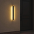 Modern Outdoor Wall Lamp 2" W